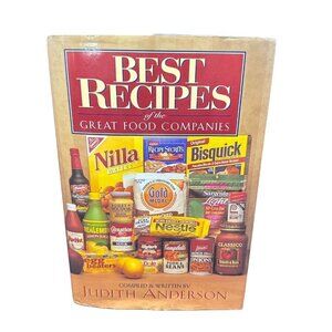 Best Recipes Of The Great Food Companies Hardcover Book By Judith Anderson